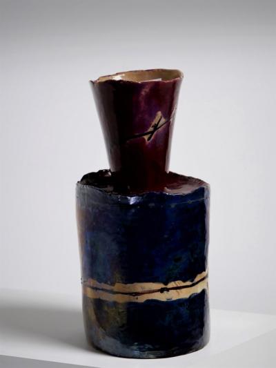 Domenico Matteucci Important Ceramic Vase Sculpture