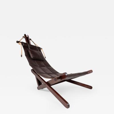 Dominic Michaelis Sculptural Lounge Sling by Dominic Michaelis Sail Chair for Moveis Corazza