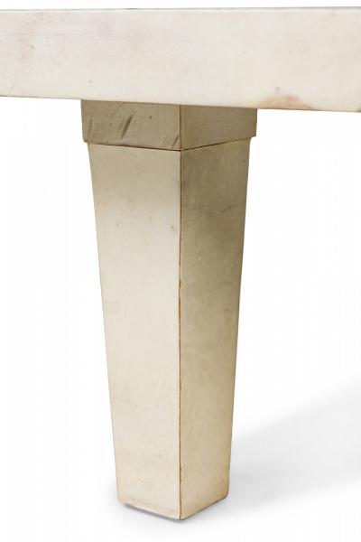 Dominique Late Ebony De Macassar Palisander Parchment Low Coffee Table