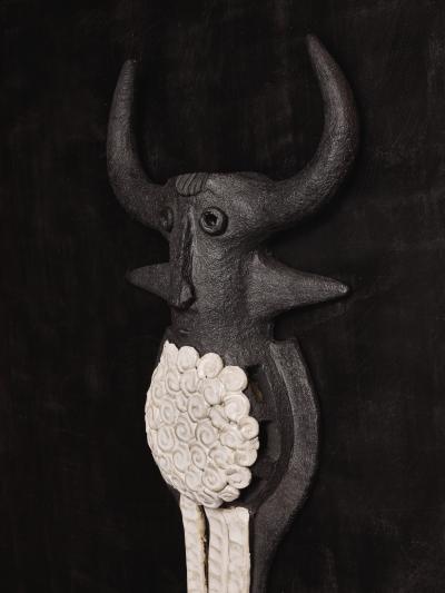 Dominique Pouchain Pair of Toro Ceramic Wall Sconce by Dominic Pouchain France