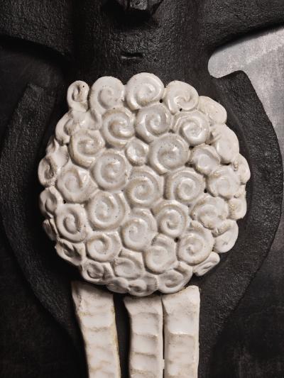 Dominique Pouchain Pair of Toro Ceramic Wall Sconce by Dominic Pouchain France