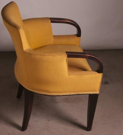 Dominique two pairs of armchairs