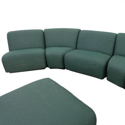 Don Chadwick 8 Piece Modern Modular Chadwick Style Sectional Sofa
