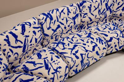 Don Chadwick Seven Piece Modular Sofa by Don Chadwick for Herman Miller in Dedar Fabric USA