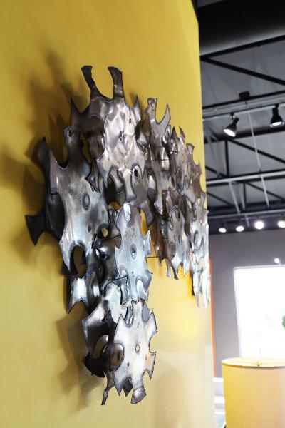 Don Freedman Don Freedman Large Brutalist Metal Wall Sculpture