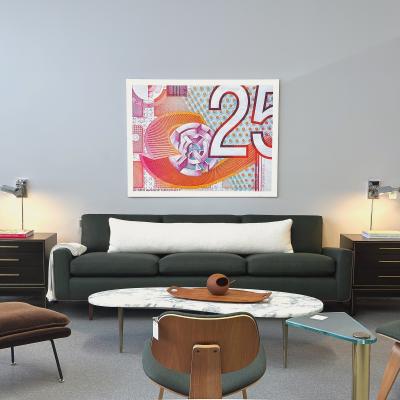 Don Hamerman 1989 Dutch 25 Gulden Macro Photograph by Don Hamerman