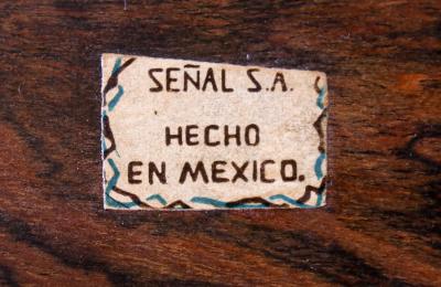 Don S Shoemaker Rosewood Oval Tray for Se al Furniture