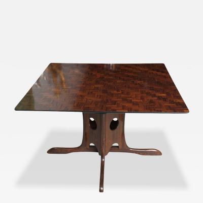 Don Shoemaker Don Shoemaker Jacaranda Coconut and Mesquite Dining Center Games Table