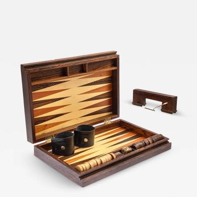Don Shoemaker Hand Crafted Backgammon Set by Don Shoemaker