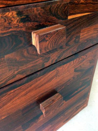 Don Shoemaker Rare Cocobolo Wood Desk Don Shoemaker