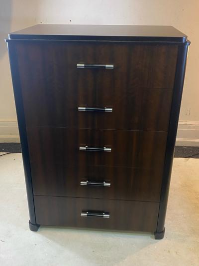 Donald Deskey ART DECO CHEST OF DRAWERS IN THE MANNER OF DONALD DESKEY