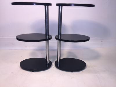 Donald Deskey ART DECO MODERNIST PAIR OF TABLES ATTRIBUTED TO DONALD DESKEY