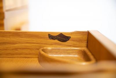 Donald Deskey Donald Deskey Art Deco Skyscraper Dressers in Highly Figured Avodire 1940s Pair