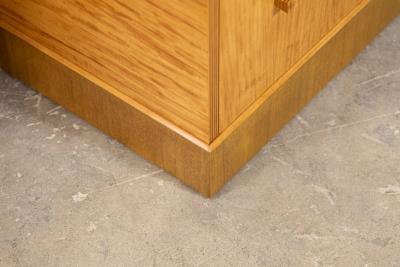 Donald Deskey Donald Deskey Art Deco Skyscraper Dressers in Highly Figured Avodire 1940s Pair