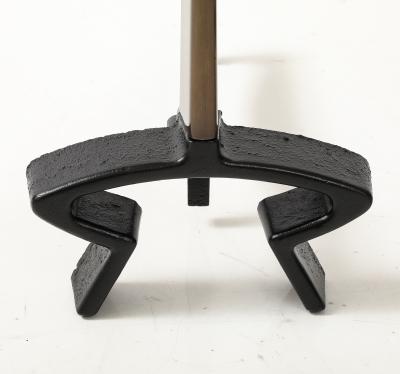 Donald Deskey Donald Deskey Bronze Black Iron Andirons