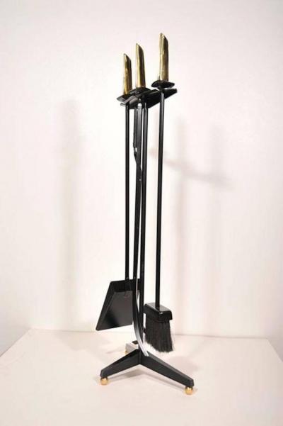 Donald Deskey Donald Deskey Fireplace Tool Set