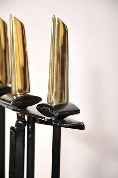 Donald Deskey Donald Deskey Fireplace Tool Set
