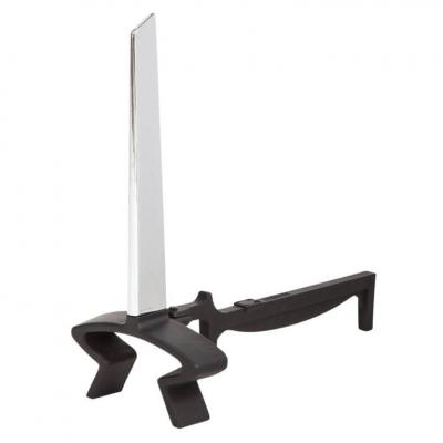 Donald Deskey Donald Deskey Nickel Blade Andirons