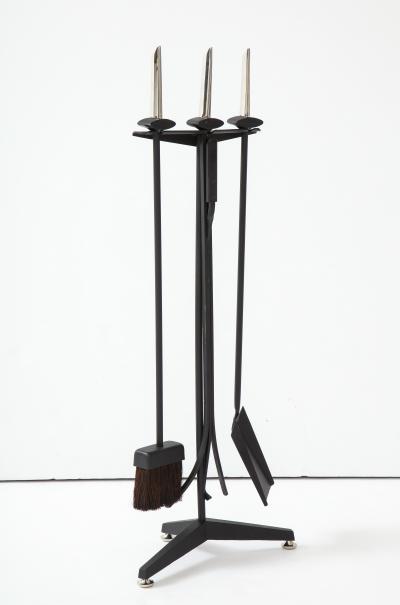 Donald Deskey Donald Deskey Nickel Blade Fire Tools