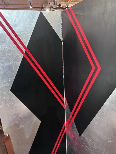 Donald Deskey Donald Deskey Three Panel Wood Screen Art Deco