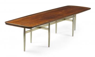 Donald Deskey Donald Deskey for Charak Modern Rosewood Surfboard Cocktail Coffee Table