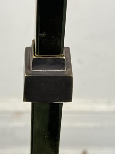 Donald Deskey MODERNIST ART DECO BRASS FLOOR LAMP BY DONALD DESKEY