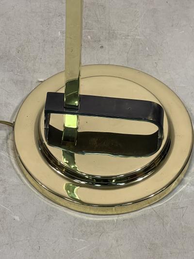 Donald Deskey MODERNIST ART DECO BRASS FLOOR LAMP BY DONALD DESKEY