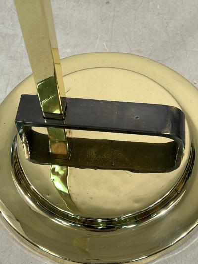 Donald Deskey MODERNIST ART DECO BRASS FLOOR LAMP BY DONALD DESKEY