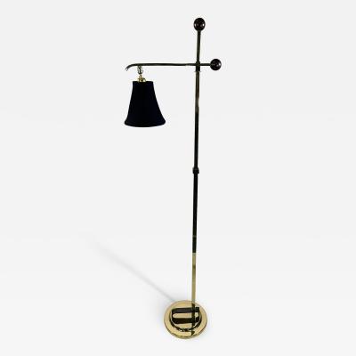 Donald Deskey MODERNIST ART DECO BRASS FLOOR LAMP BY DONALD DESKEY