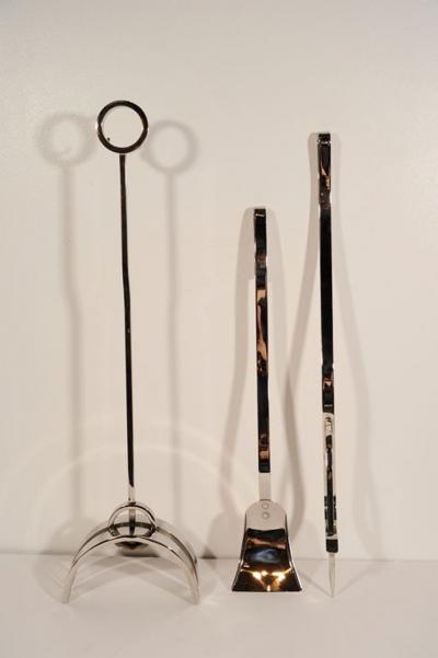 Donald Deskey Modernist Fireplace Tool Set