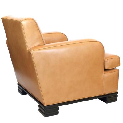 Donald Deskey Pair of Club Chairs by Donald Deskey For Radio City Music Hall