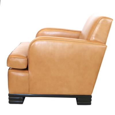 Donald Deskey Pair of Club Chairs by Donald Deskey For Radio City Music Hall