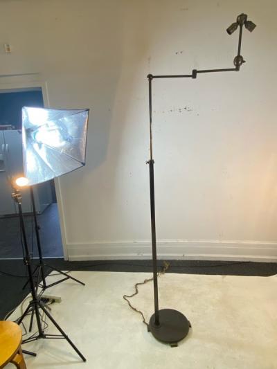 Donald Deskey RARE MODERNIST ART DECO FLOOR LAMP