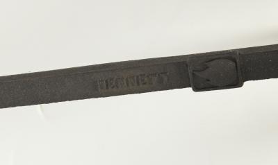 Donald Deskey Seven Piece Fireplace Set by Donald Deskey for Bennett