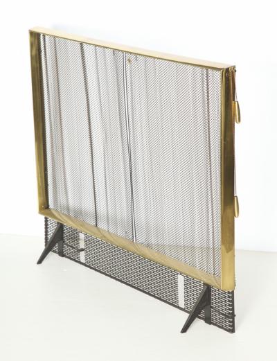 Donald Deskey Seven Piece Fireplace Set by Donald Deskey for Bennett