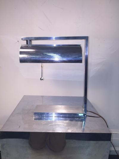 Donald Deskey Striking Modernist Art Deco Desk Lamp attributed to Donald Deskey