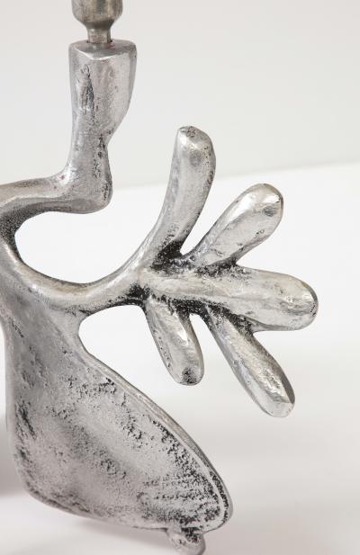 Donald Drumm 1970s Don Drumm Aluminum Modern Candle Holder