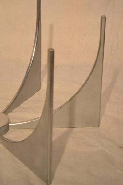 Donald Drumm Minimalist Aluminium Coffee Table in the Style of Donald Drumm circa 1970