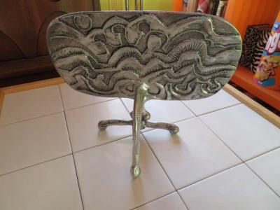 Donald Drumm Stunning Donald Drumm Brutalist Aluminium Dressing Table Mirror Mid Century