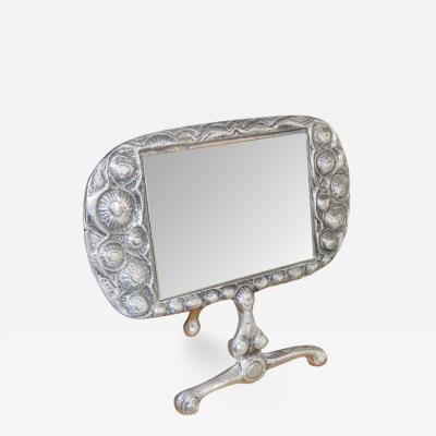 Donald Drumm Stunning Donald Drumm Brutalist Aluminium Dressing Table Mirror Mid Century