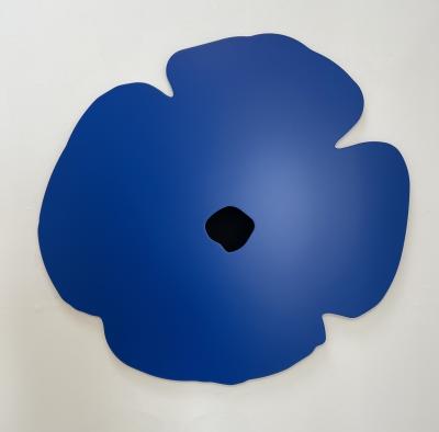 Donald Sultan Blue Wall Poppy