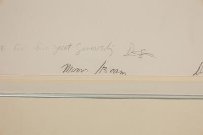 Donald Sultan Contemporary American Lithograph Titled Moon Beam 