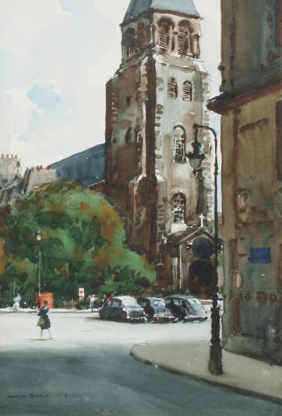Donald Teague Church of St Germain des Pres Paris