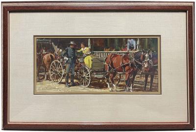 Donald Teague Horse and Cart