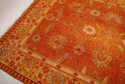 Donegal rug with unusual coloration