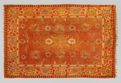 Donegal rug with unusual coloration
