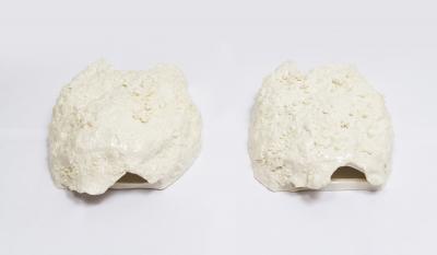 Dora Stanczel French Bespoke Mona Sconces by Ceramicist Dora Stanczel