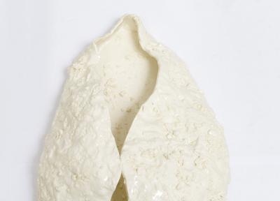 Dora Stanczel French Bespoke Organic Mona Sconces by Ceramicist Dora Stanczel