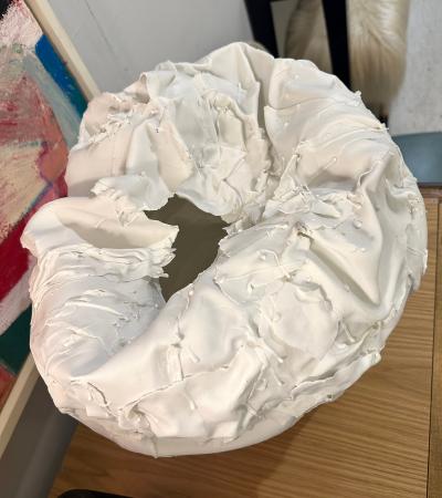 Dora Stanczel French Bespoke Sculptural Porcelain Vase
