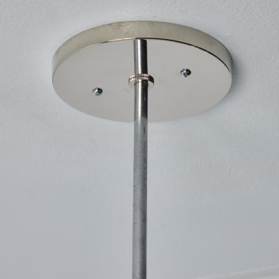 Doria Leuchten 1950s Model 913 3522 55 Glass Metal Ceiling Lamp By Wolfgang T mpel for Doria